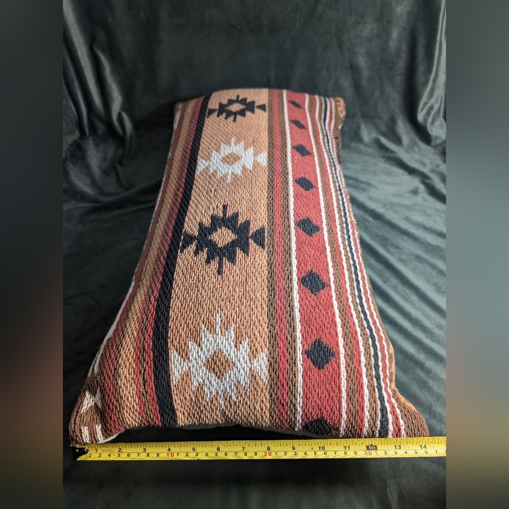 Rectangular Throw Pillow Native American Tribe Pattern Devi Designs Chapman - Picture 5 of 16